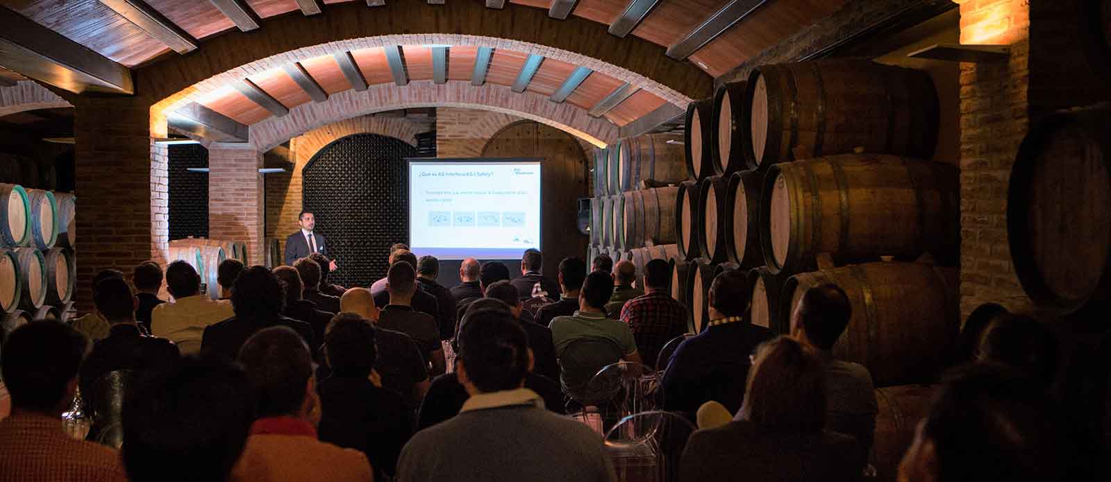 Presentación en bodega