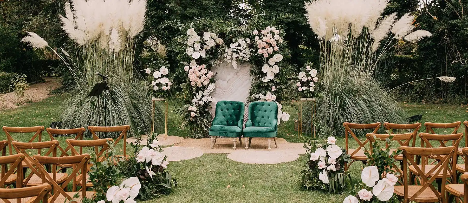 Jardín para boda